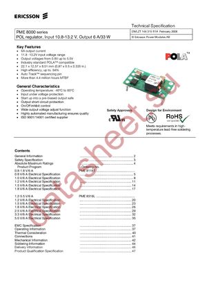 PME8318LP datasheet  
